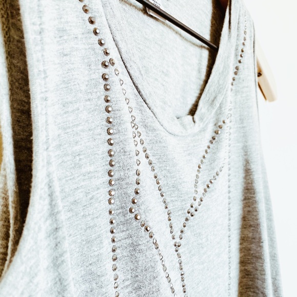 3.1 PHILLIP LIM x TARGET Studded Grey Tank Top XS - Picture 6 of 12